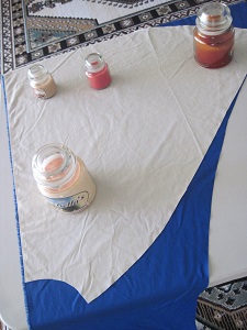 pic of cutting the cape front lining