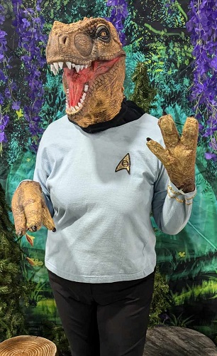 Sherry R cosplay as Star T-Rex