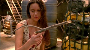 River Tam holding stick in 'Objects in Space'