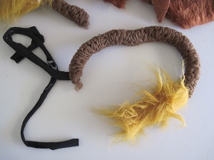 Tail costume piece for T'Ana from Star Trek Lower Decks
