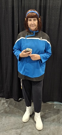 Sherry R in Star Trek Lower Decks T'Lyn cosplay, July 2026